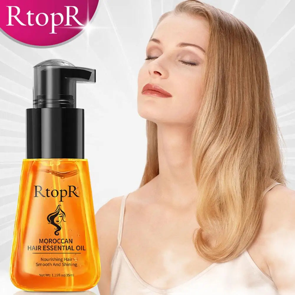 Moroccan Hair Oil Nourishing Repair Damaged Improve Split Rough Qme