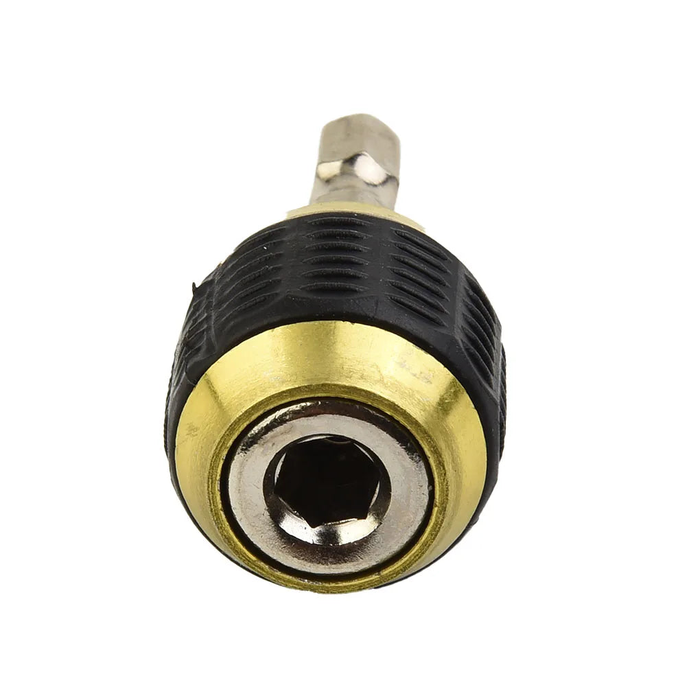 1pc Hex Shank Connecting Rod 50mm Keyless Drill Chuck Driver Quick Change Convertor Drill Bit Holder Drill Chuck Adapter Tools Qme