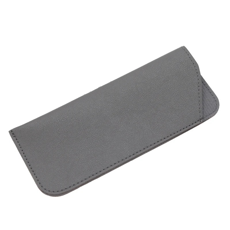 Solid Glasses Bag Protective Sunglasses Cover Case Box Reading Qme Dark Grey