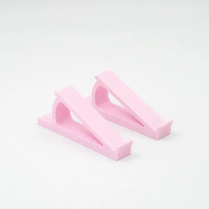 1 Pair Portable Keyboard Risers Adjustable Computer Desk Riser Qme Pink