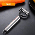 1/5Pcs Vegetable Slicer 2in1 Stainless Steel Potato Cucumber Carrot Grater Peeler Vegetables Fruit Peeler Kitchen Tool Qme 5 pieces