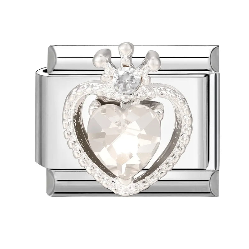 Bright Zircon Multielement Stars Shell Butterflyitalian Charm Links