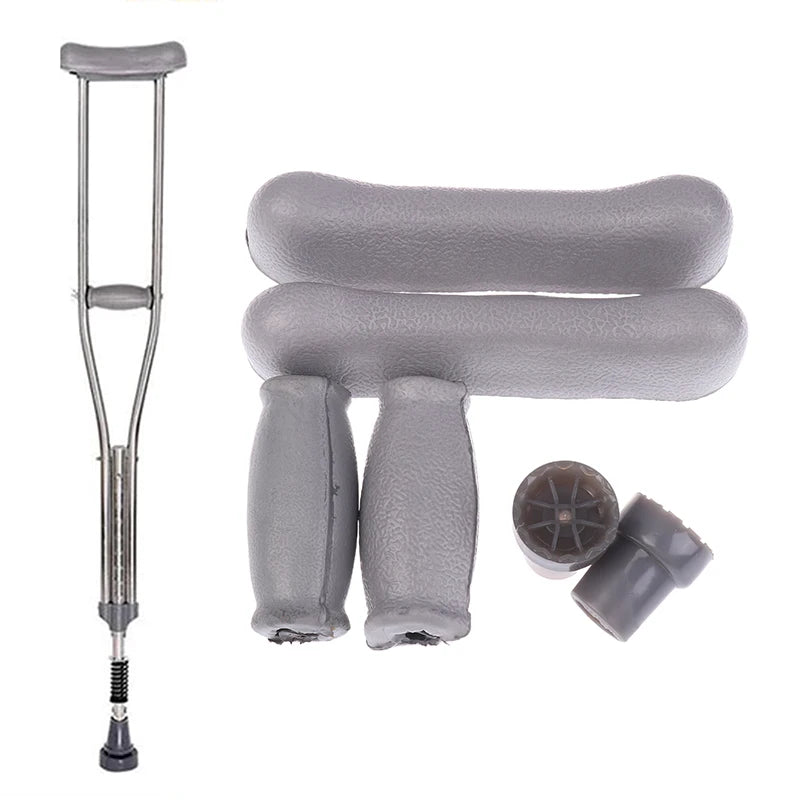 Axillary Crutch Accessories Pads Replacement Antislip Rubber Underarm Qme