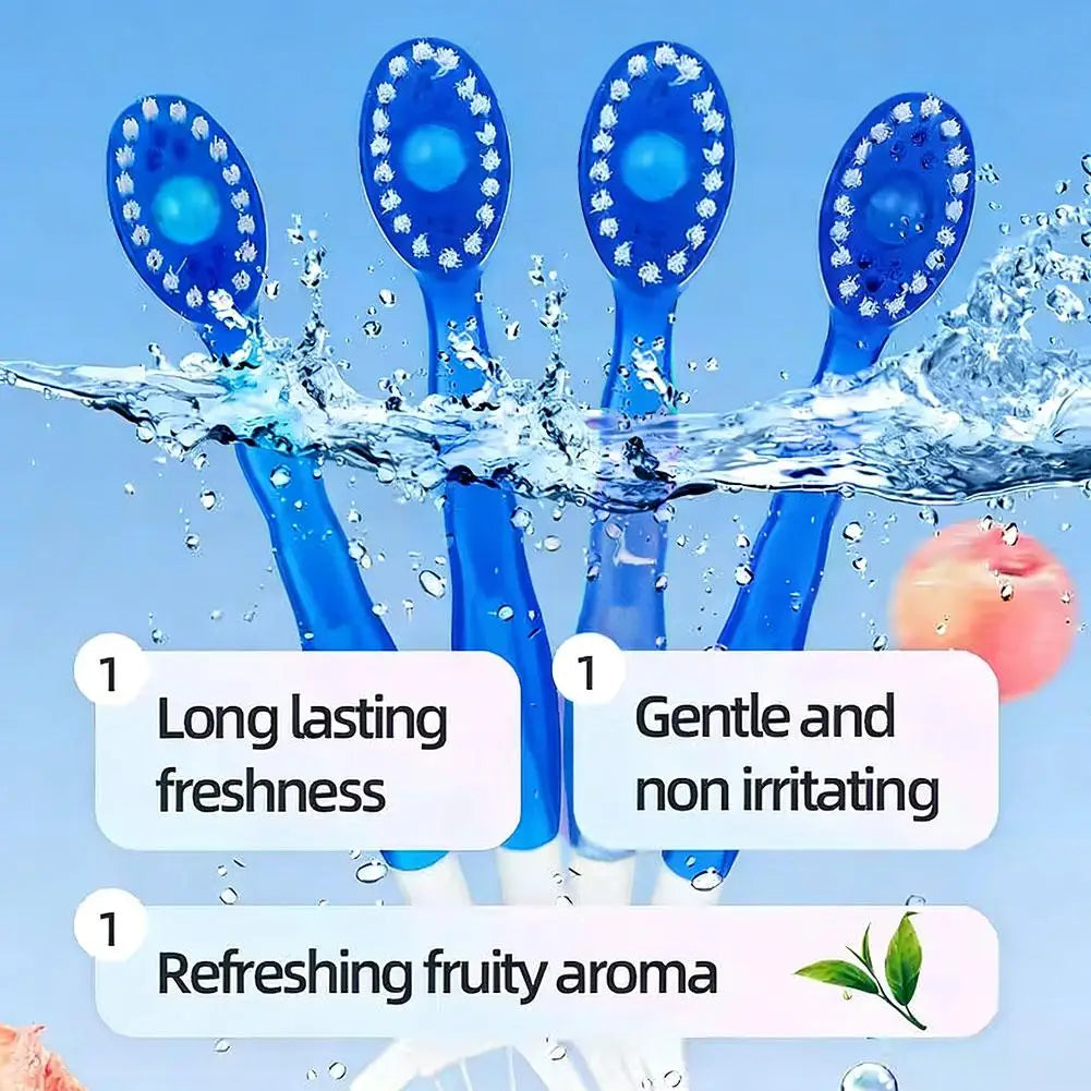 Mini Travel Toothbrushes Disposable Burst Bead Toothbrush Portable Qme