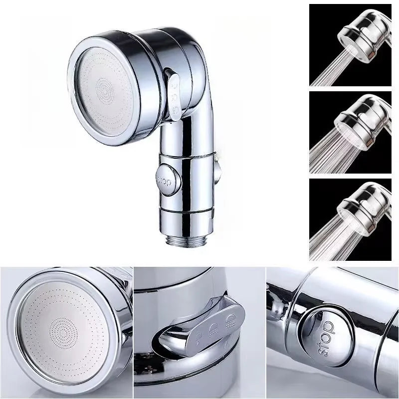 Shower Faucet External Washbasin Swimming Pool Shampoo Shower Extender Bathroom Hand Washing Shower Booster Nozzle Kit Qme