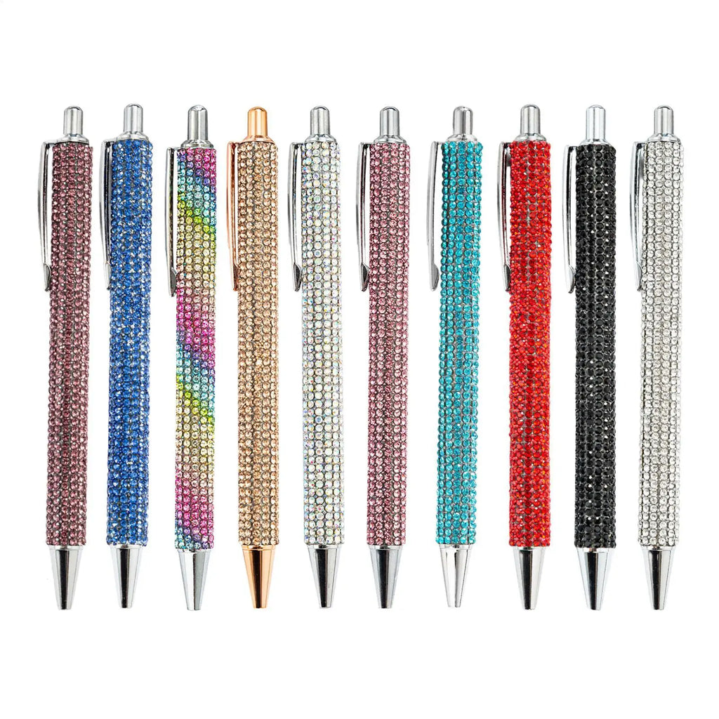 1pc Fancy Pen For Women Ballpoint Rhinestone Pens Bedazzled Wedding Bridal Writing Pen For Christmas Bridesmaid Notes Taking Qme