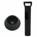 Silicone Case Microphone Case Anti-Rolling Protective Case Mic Covers for JBL Wireless Mic Qme Black