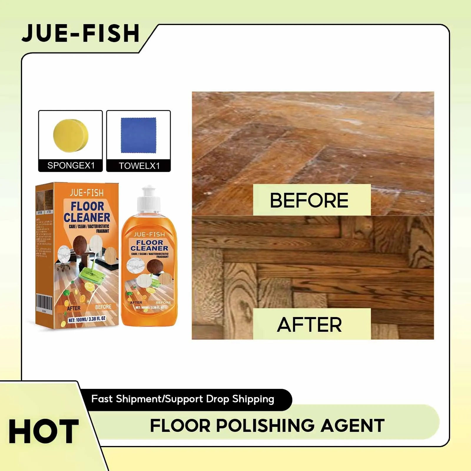 Floor Polishing Agent Dirt Stain Removal Wooden Floor Renovating Ceramic Tiles Polishing Brighten Ceramic Tiles Cleaning Liquid Qme