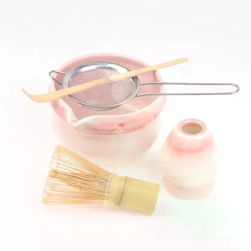 Matcha Set Matcha Whisk Set, Ceramic Matcha Set 5 Pcs Matcha Kit For Matcha Lovers Matcha Kit Qme