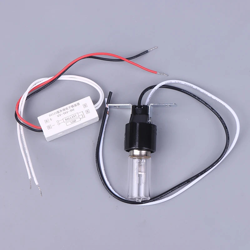 Refrigerator Dryer Microwave 3W Ultraviolet Lights UV Lamp DC 12V Qme