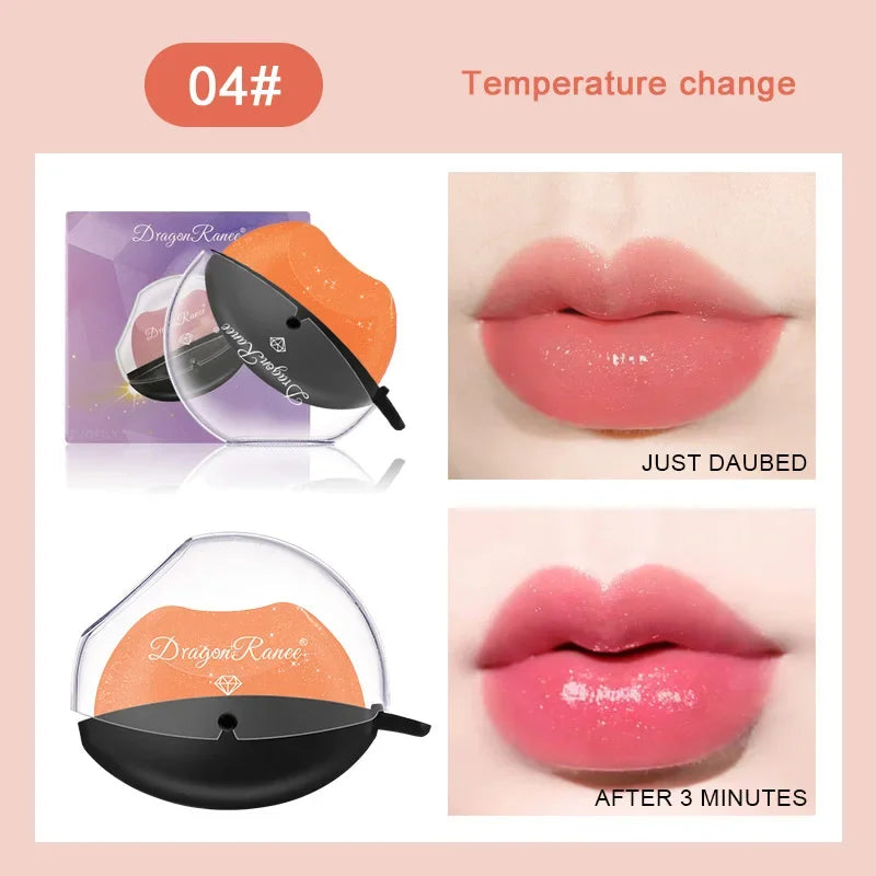 Color Changing Lazy Lipstick Squeeze Into Lips Makeup Lip Gloss Matte Waterproof Long Lasting Non-stick Cup Tint Balm Cosmetic Qme 04 color change