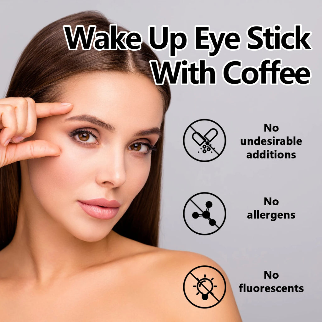 Caffeine Eye Stick Fade Dark Circles Eye Cream Firming Removal Puffiness Nourishing Moisturizing Lightening Eye Cream Stick Qme