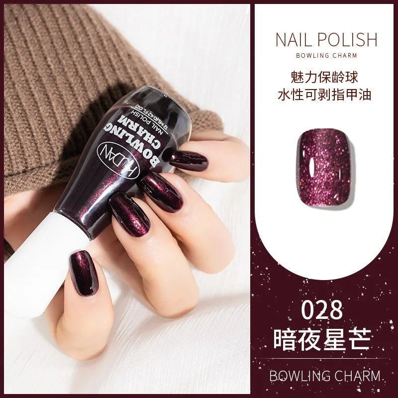 40 Colors Nail Polish Summer Water-based Quick Drying Tearable Art