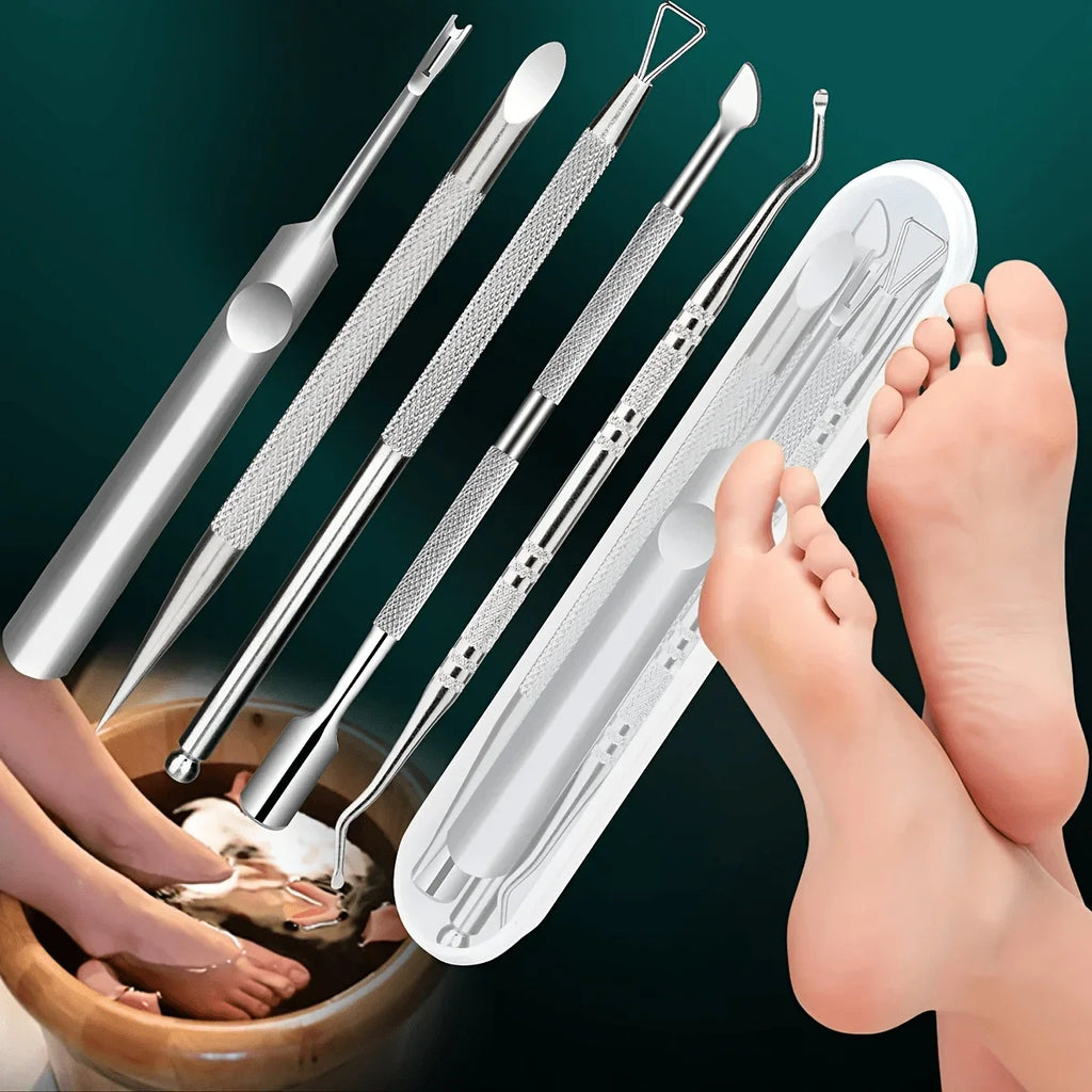 Toe Nail Premium Stainless Steel Pedicure Tools Easy Manicure Care Qme