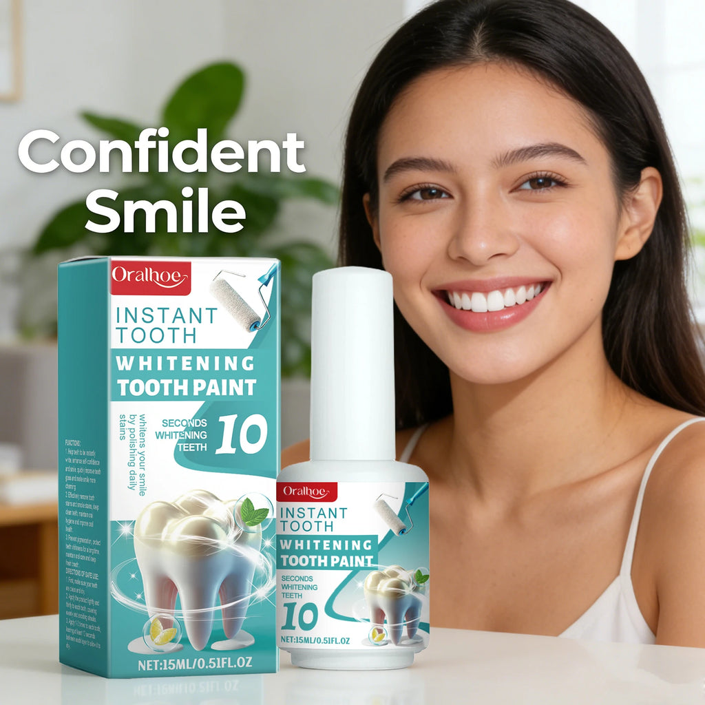 Teeth White Paint Remove Plaque Stain Anti Pigmentation Oral Cleaning Fresh Breath Long-Lasting Brighten Tooth Care Enamel Paint Qme
