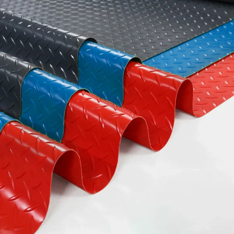 Beef Tendon Rubber Anti-Skid Mat PVC Thickened Corridor Kitchen Oil and Water Resistant Floor Mat Factory Warehouse Plastic Mat Qme