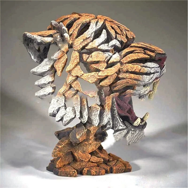 Animal World Sculpture Accessory Shark Sculpture Decor Jaws Animal Table Decor Resin Statue Room Bedroom Home Decoration Qme Style1 One Size