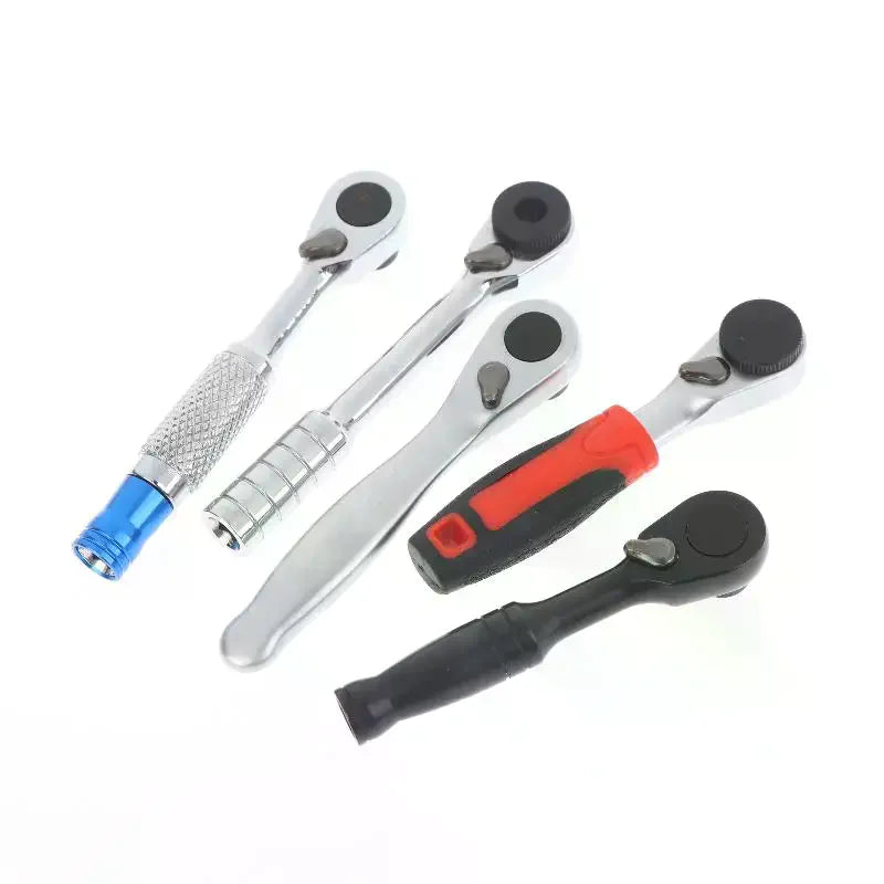 72-tooth Anticorrosion Bidirectional Wrench 1/4 Inch Mini Ratchet Wrench Magnetic Reversible Ratchet Wrench Household Tool Qme