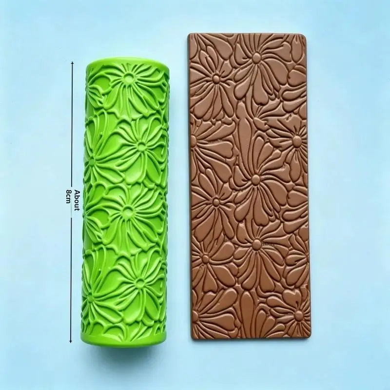 Floral Butterfly Texture Polymer Clay Roller Ceramic Seamless Escape Tool For DIY Creative Making Mold Qme A4