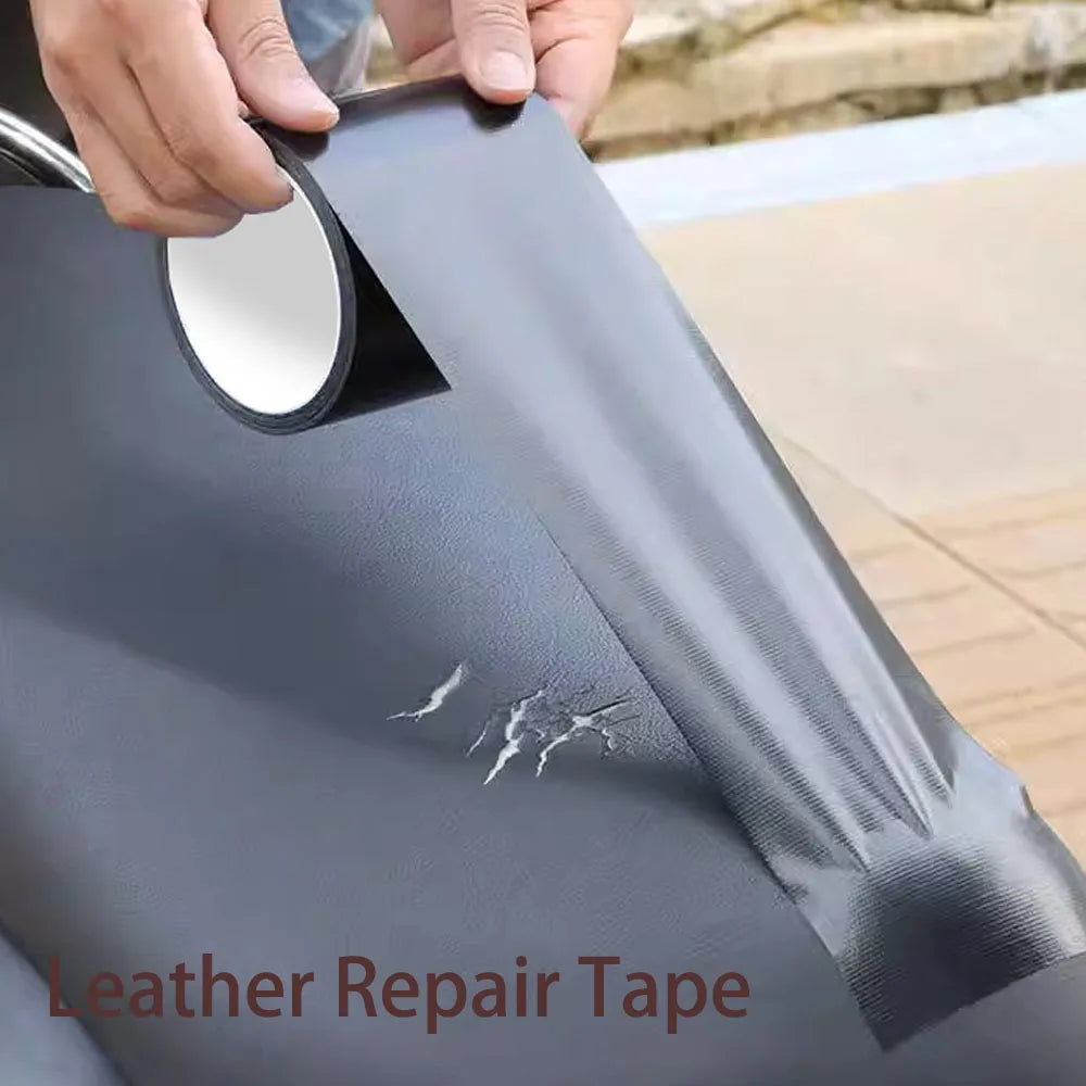 5cm/10cm Black Repair Tape Strong Adhesive Waterproof Fabric Tape for Tent Boat RV Covers Awning Umbrella Leather Repair Qme