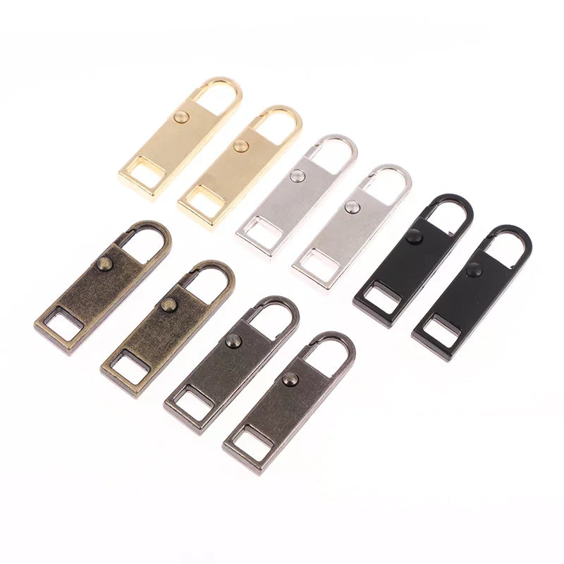 Zipper Slider Puller Replacement Removable Head Luggage Schoolbag Qme
