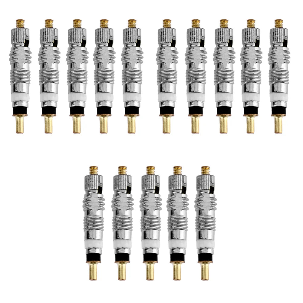 5-30PCS Bicycle Removable Valve Core Bike Replacement Brass Tubeless Core for Road MTB Bike for Road MTB Bike Repair Tools Qme 15PCS