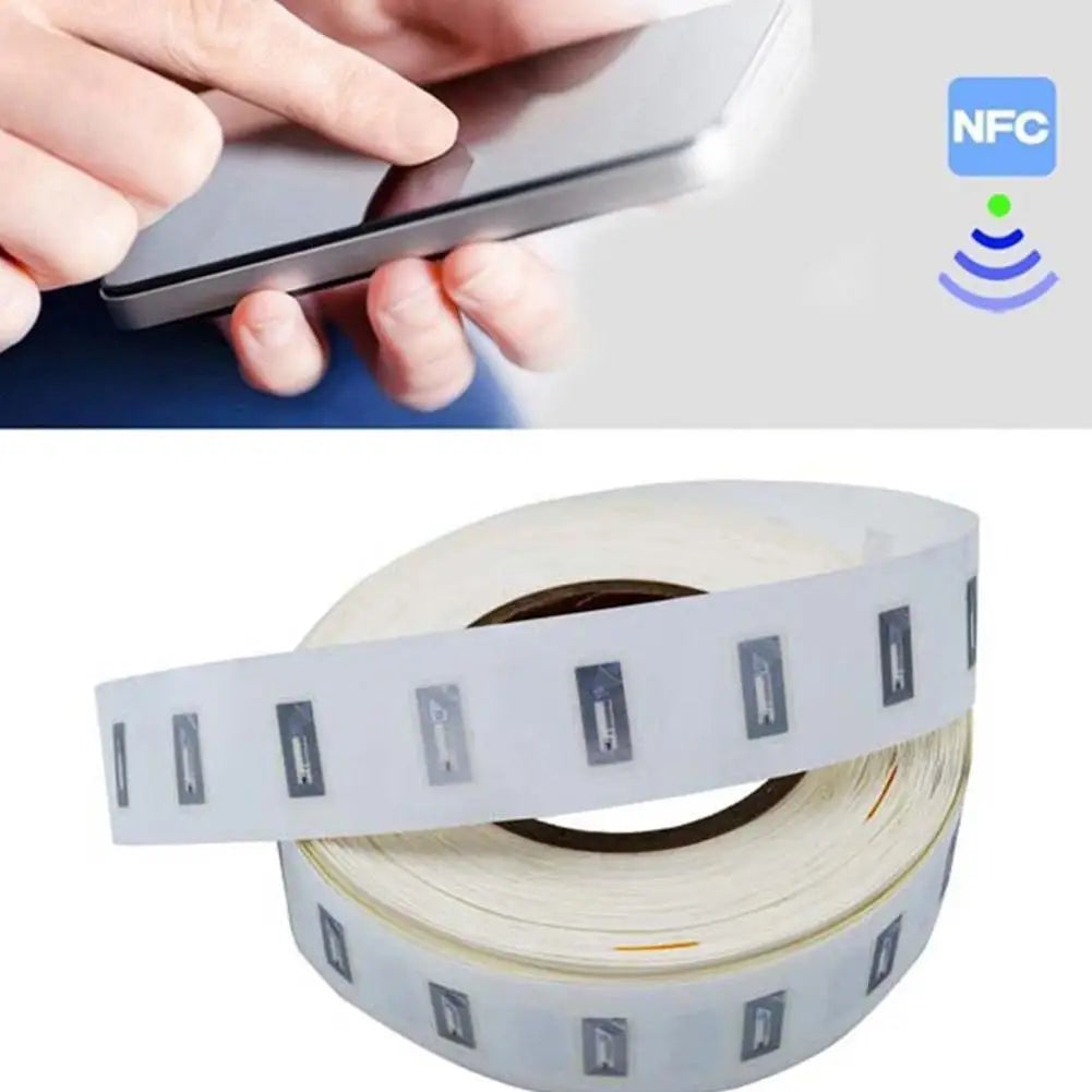 NEW NFC Chip Ntag213 Sticker Wet Inlay 11x21MM 13.56MHz Label Tag 213 Anti-counterfeiting Label Electronic Label 10Pcs Qme