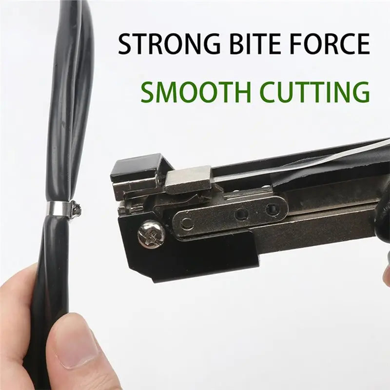 A02F-For Efficient Metal Cable Management Tool-Stainless Steel Cable Tie Tensioning Plier Qme