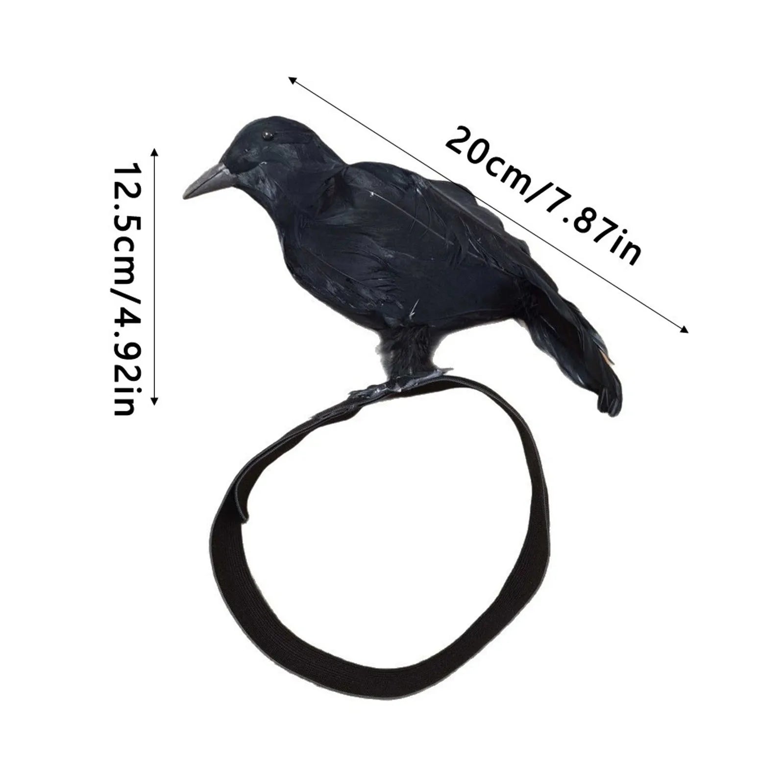 Halloween Black Wings Feather Crow DIY Cosplay Decoration Prop Shoulder Strap Atmosphere Accessories Holiday Party Decor Qme