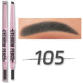 2 in1 Eyebrow Pencil Professional Cosmetics Makeup Women 5 Colors Qme 105