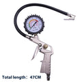 Auto Tire Pressure Gauge Gun Air Inflator Pump Repair Tool Qme One Size