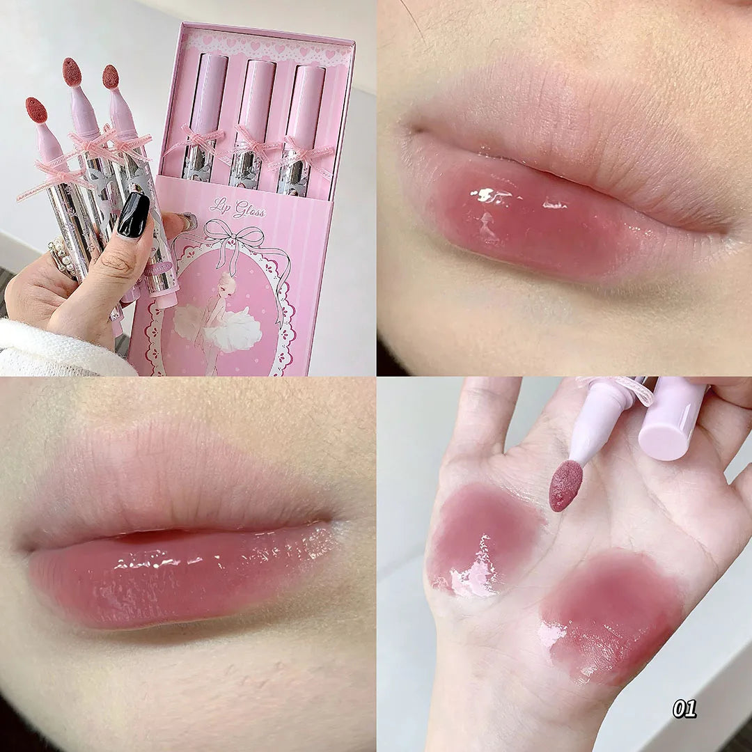 CAPPUVINI Ballet Girl Membrane Lip Gloss Long-wearing Non-smudging Qme A73-01