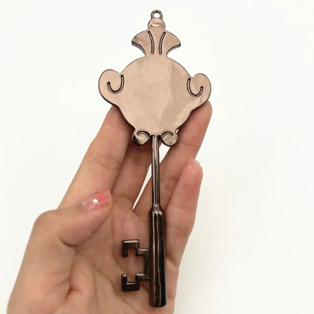 Magic Eye Pendant Cosplay Anime The Owl House Hunter Amity Metal Door Key Halloween Accessory Necklace Jewelry Prop Gift Qme