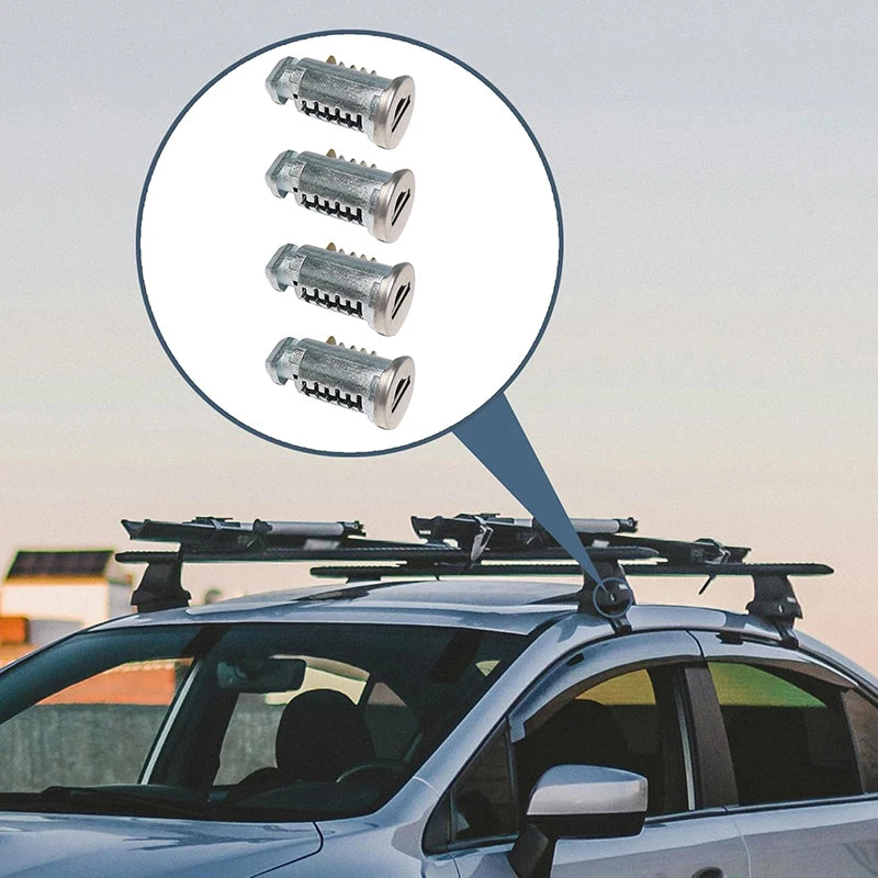 Roof Rack Locks Keys Lock Core Parts Cylinder Kits Car System Luggage Qme
