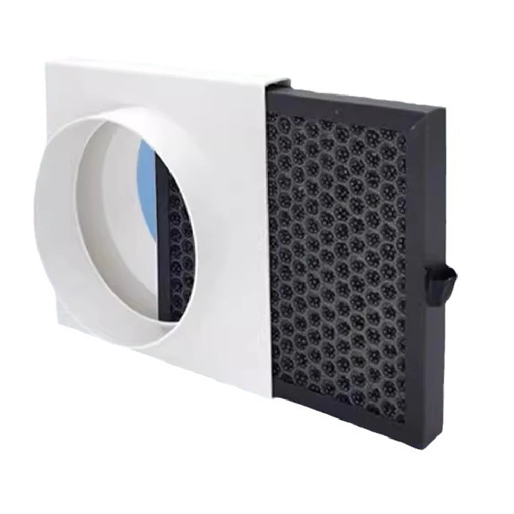 Duct Air Filter HEPA PVC PE Pipes Inline Ducting Box Ventilation Pre Qme 110mm
