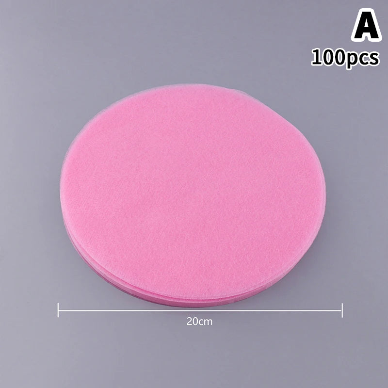 100 200 Sheets Non Woven Fabric Nail Vacuum Cleaner Filter Paper Qme A Pink