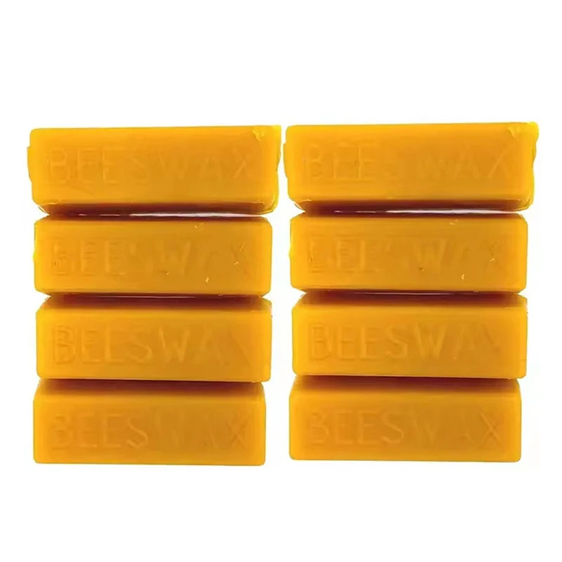 4/8pcs Pure Beeswax Blocks, High-Quality Waxing Material, For DIY Crafts, Candle Making,with No Power Required. Qme 8PCS