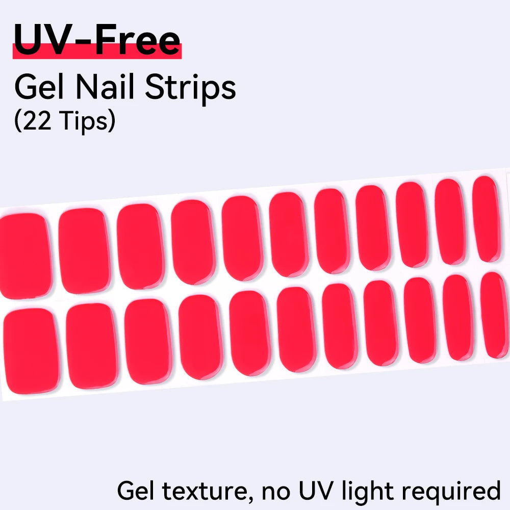 22Tips Full Cover Nail Stickers Valentine's Day Love Polish Sticker Qme BSA-0280