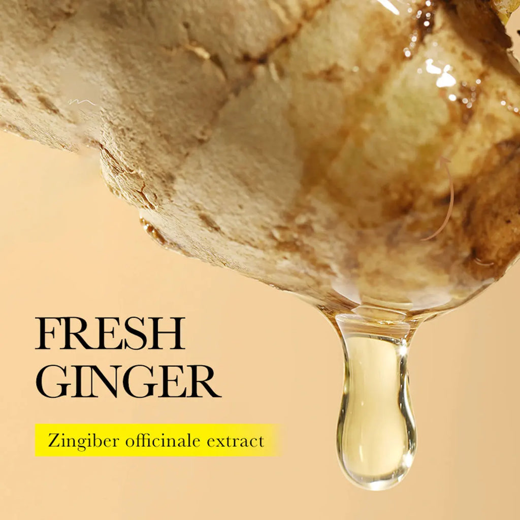 Ginger Jojoba Essential Oil Shampoo Soap Hair Care Deep Cleansing Qme