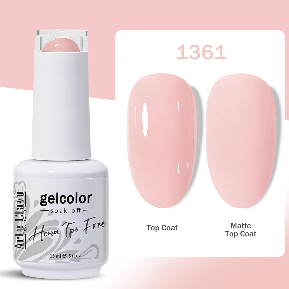 Arte Clavo Nail Gel Polish Hema TPO Summer Collection Semi Permanent Qme