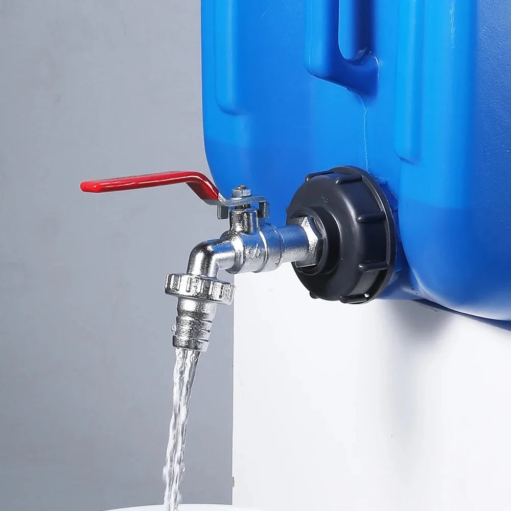 1/2'' 3/4'' Coarse Thread IBC Tank Tap Connecter Water Hose Coupling Adapter Garden and Home Valve Replacement accessory Qme