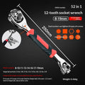360 Degree Rotation 52 1 Hand Spline Bolts Sleeve Works Multi-tool Qme B