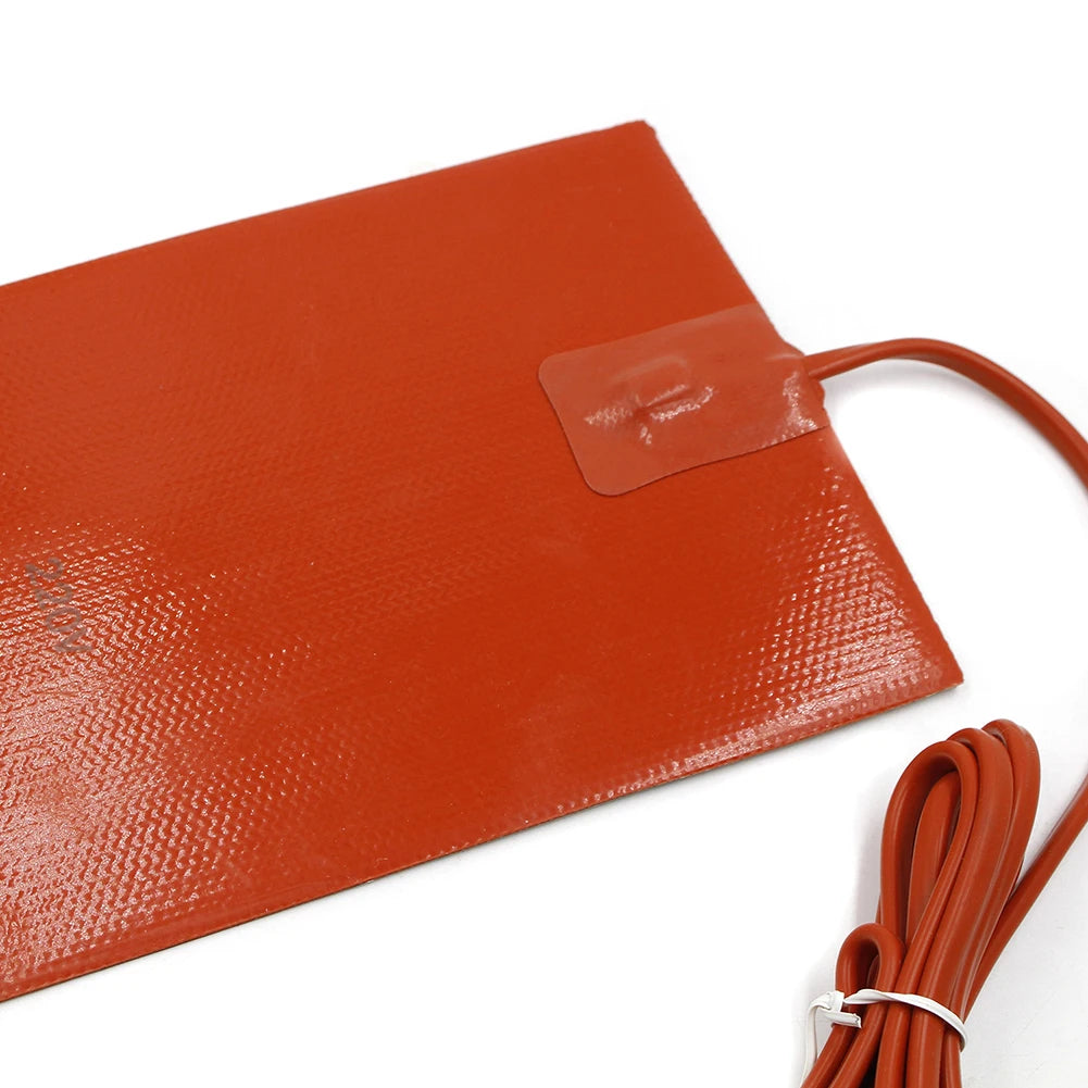 110V 220V Wire Heater Flexible Waterproof 300W Hydraulic Tank Heating Plate Mat EU/US Plug Fuel Water Tank Electric Heating Mat Qme