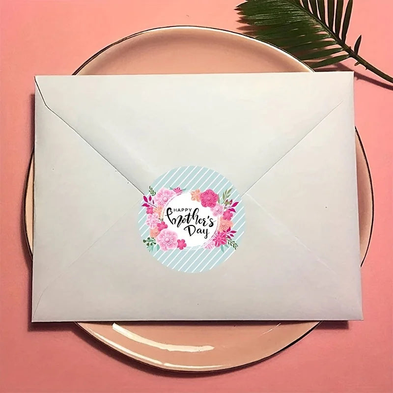 1 roll of adhesive gift packaging, wedding decoration label Qme
