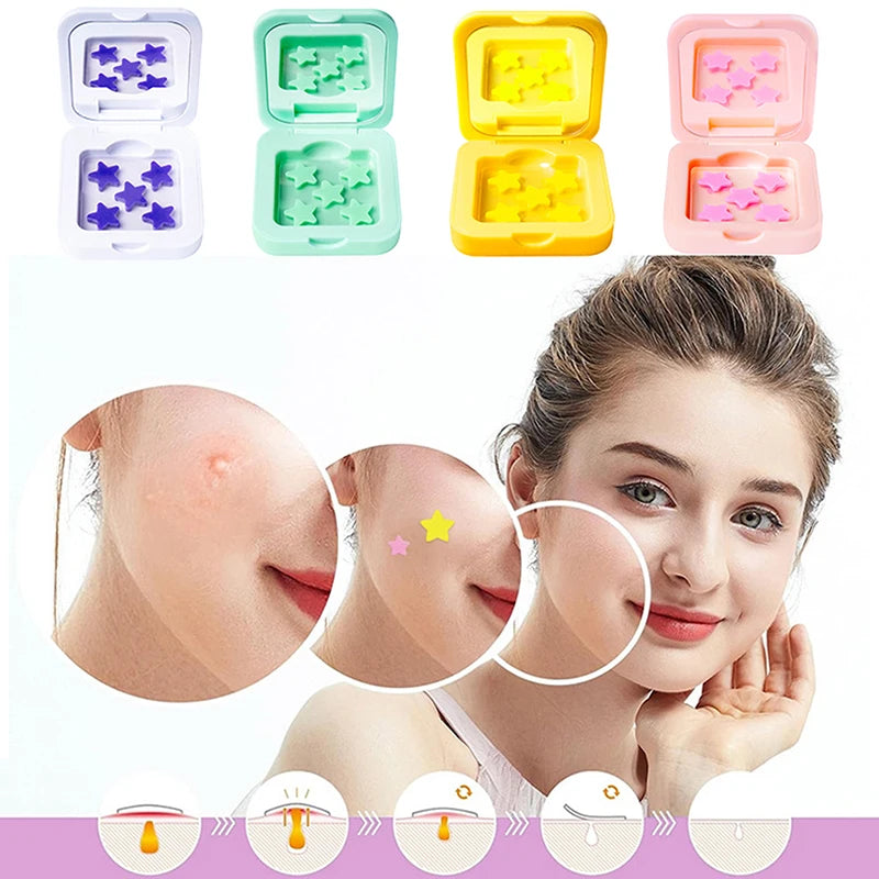1Box 25 48 Patches Hydrocolloid Acne Patch Fade Repair Invisible Qme