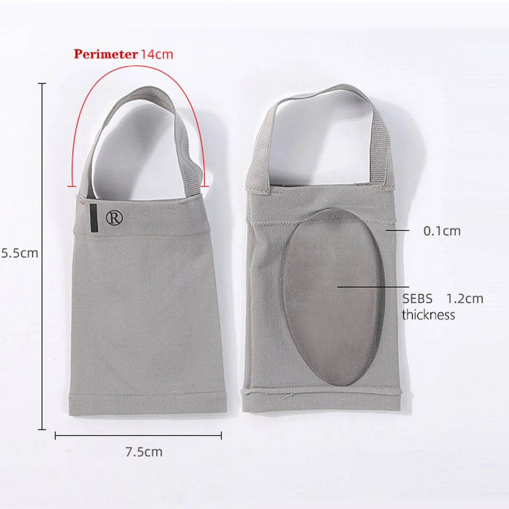 1 Pair Arch Support Socks Elastic Strap Heel Orthopaedic Pads Qme