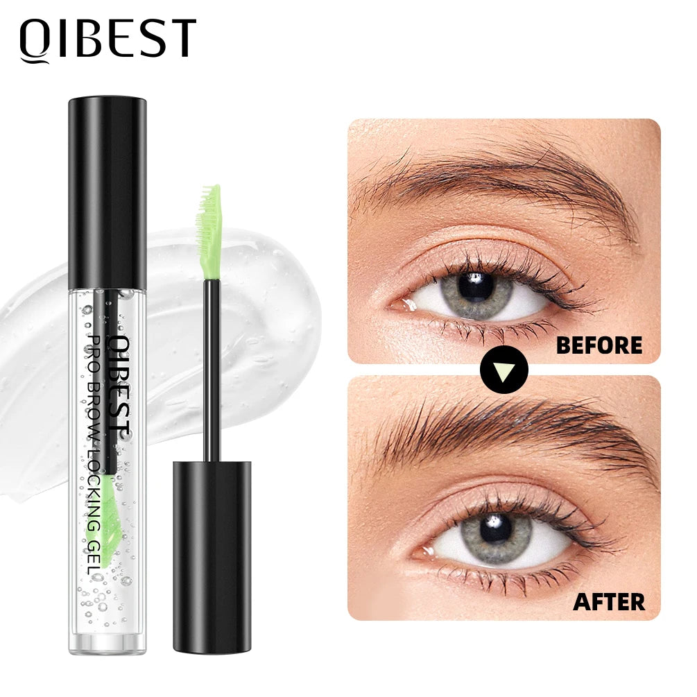 QIBEST Eyebrow Gel Transparent Brows Wax Waterproof Long Lasting Quick-dry Gel For Eyebrow Styling Soap Women's Cosmetics Tools Qme
