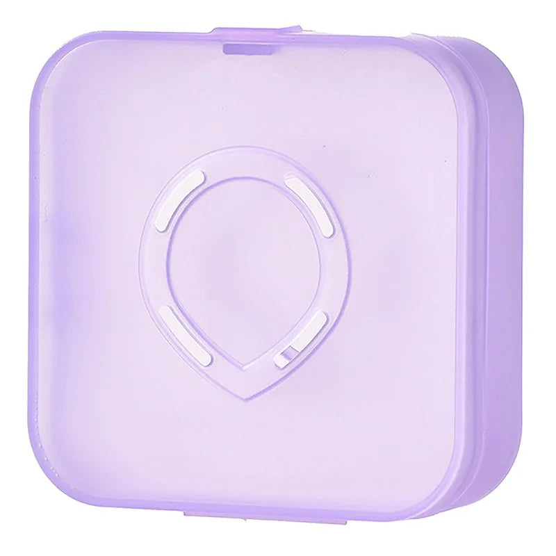 1PC Camera Empty Air Cushion Puff Box Portable Cosmetic Makeup Case Container Without Powder Sponge For BB Cream Foundation Qme Purple