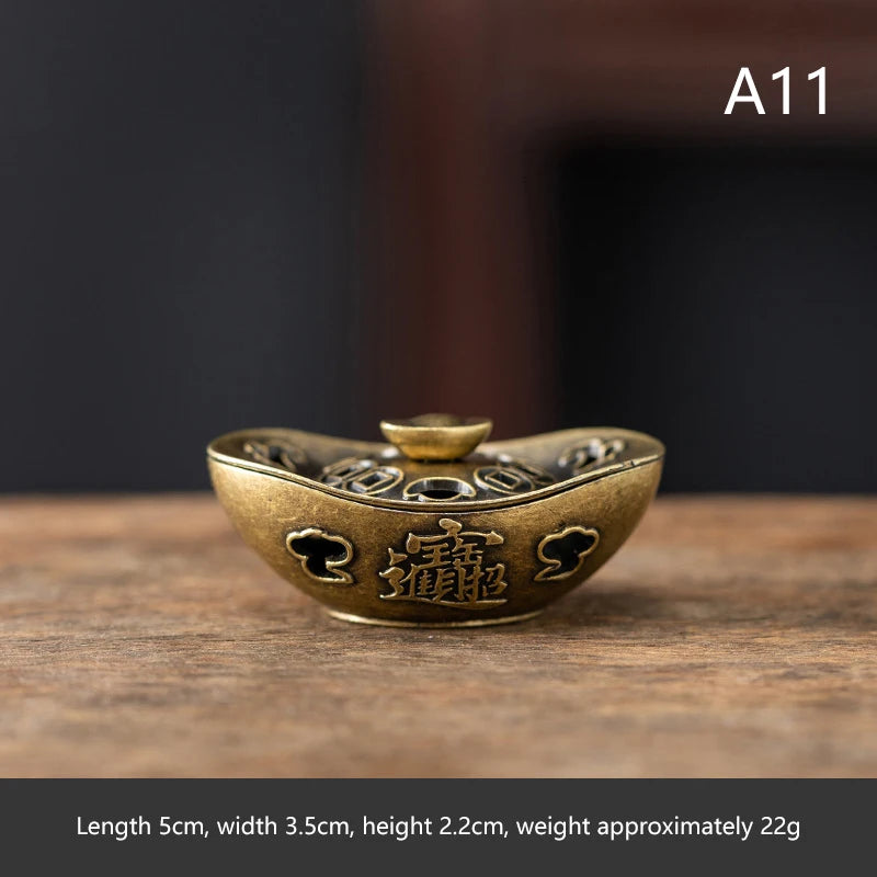 Yoga Meditation Bedroom Ambiance Home Decor Brass Incense Burner Qme A11