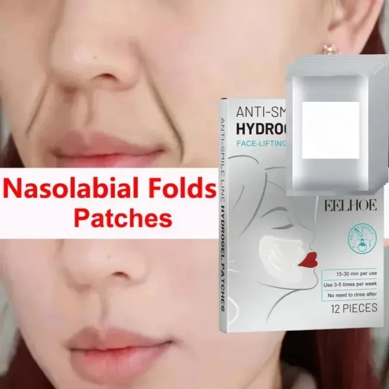 Firming Fine Lines Hydrocrystalline Patch Anti-Aging Lifting Sagging Facial Skin Deep Nourishment Masks Korea Face Care Products Qme